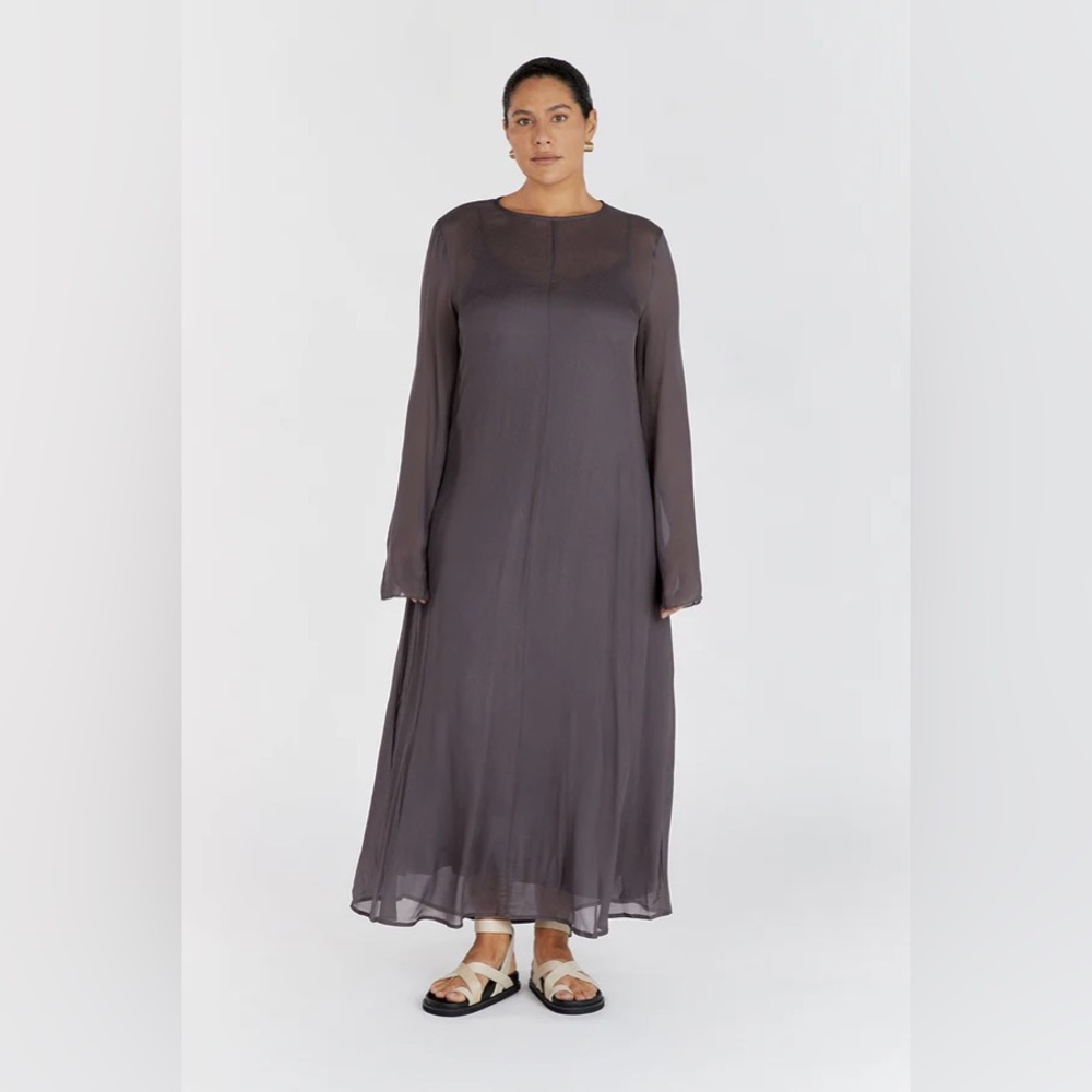 NWT DISSH Mari Eggplant Long Sleeved Dress - Picture 6 of 11